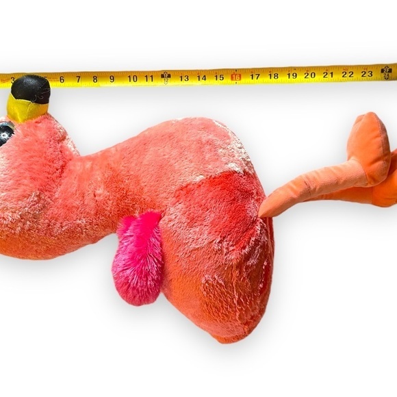 Ty Beanie Baby Gilda Flamingo Plush Stuffed Animal 26”x15” - Picture 12 of 15